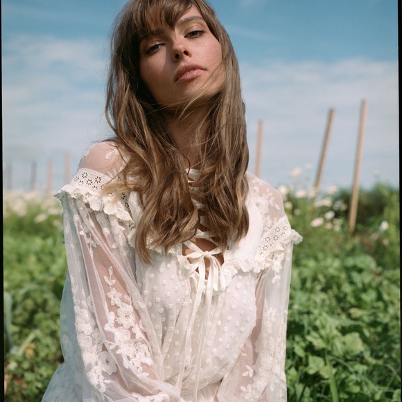 Dawn Lace Top Blouse Spell and the Gypsy Collective Never Worn